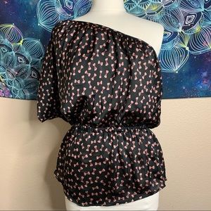Bow Tie Print Blouse
